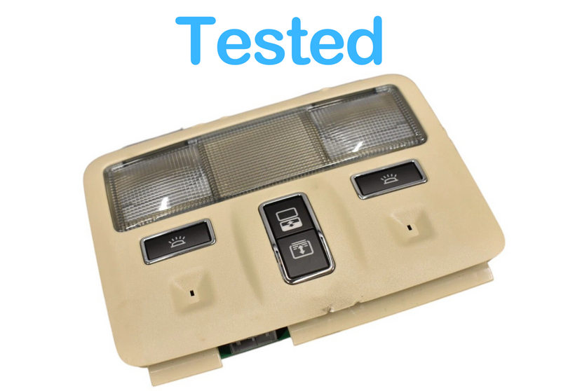 Load image into Gallery viewer, 10-18 Jaguar X351 XJ XJL Rear Dome Light Overhead Console Sunroof Switch OEM