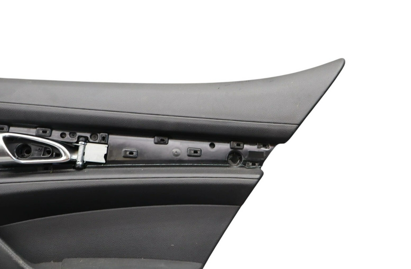 Load image into Gallery viewer, 10-16 Porsche Panamera Rear Right Side Interior Door Cover Panel Black Oem