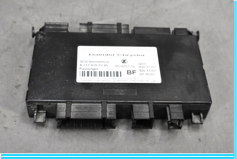 Load image into Gallery viewer, 03-12 Mercedes CLS550 E550 W219 Front Right Seat Control Module Oem