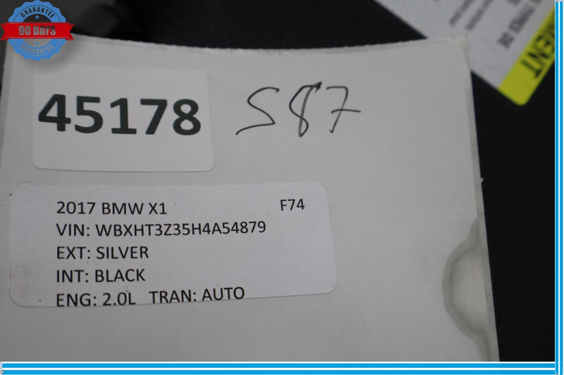 Load image into Gallery viewer, 16-21 BMW X1 F48 Front Right Sun Shade Visor Sunvisor Shade Black Oem