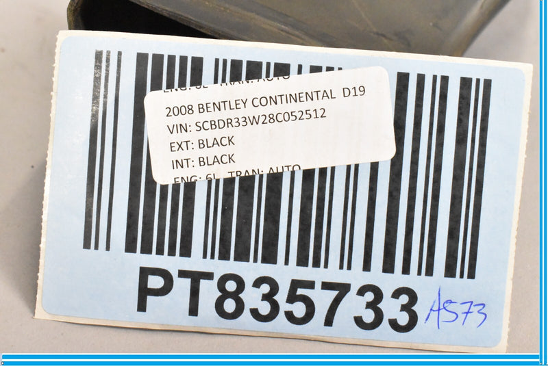 Load image into Gallery viewer, 06-12 Bentley Continental Front Left Driver Air Intake Duct 3W0129618C Oem