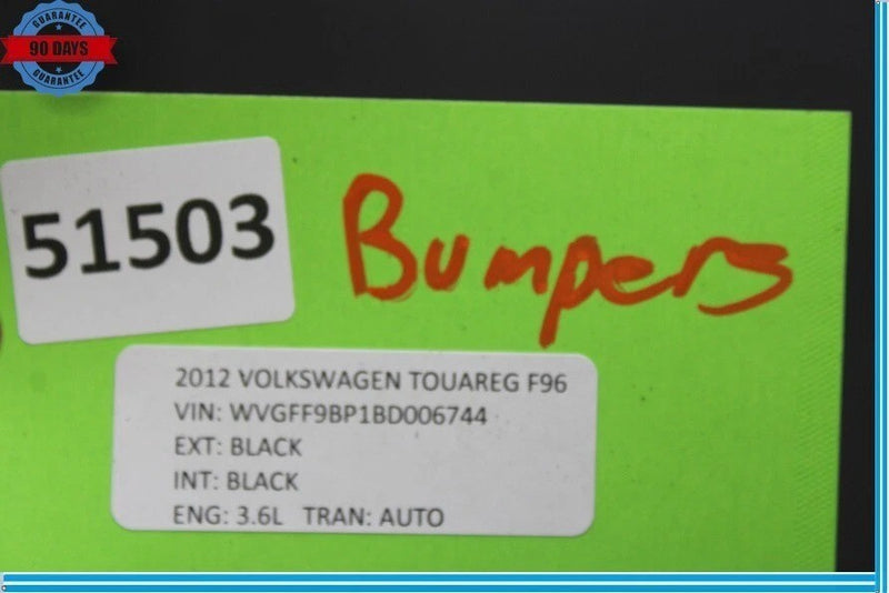 Load image into Gallery viewer, 11-13 Volkswagen VW Touareg Front Bumper Cover Black Oem