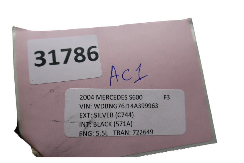 Load image into Gallery viewer, 00-06 Mercedes W220 CL600 S600 A/C Air Conditioning Compressor 0012300111 Oem