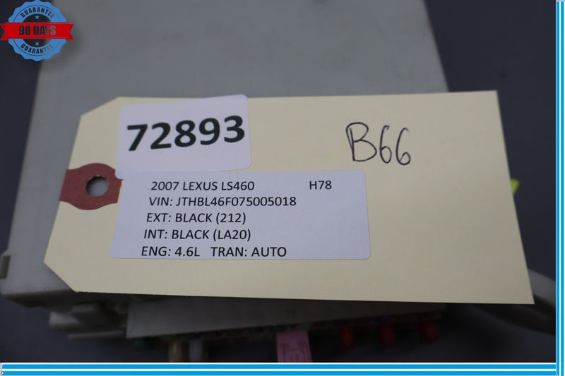 Load image into Gallery viewer, 07-12 Lexus LS460 Front Right Passenger Side Interior Fuse Relay Box Oem