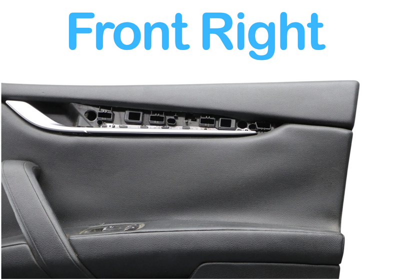 Load image into Gallery viewer, 14-17 Maserati Ghibli Front Right Side Interior Door Panel Cover Black Oem