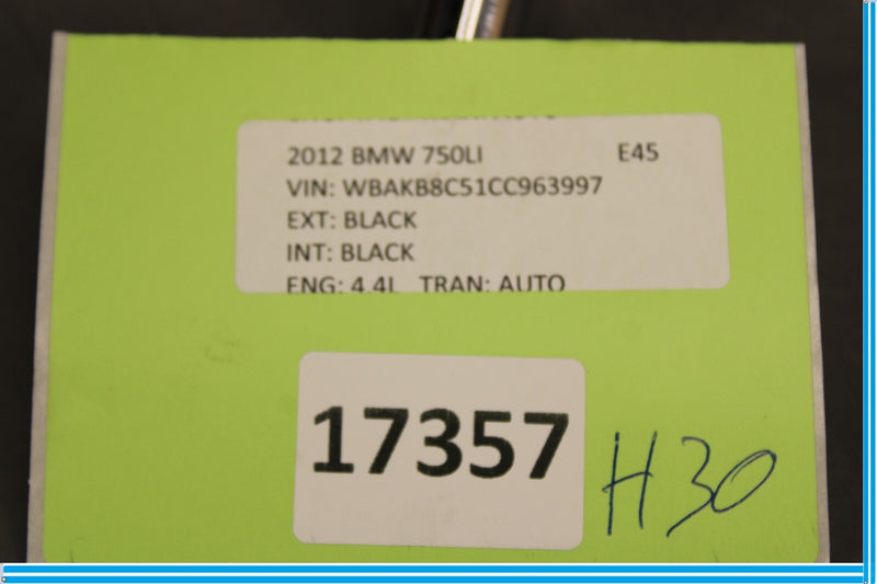 Load image into Gallery viewer, 09-15 BMW 750Li F01 F02 Rear Left Driver Side Head Rest Headrest Black Oem