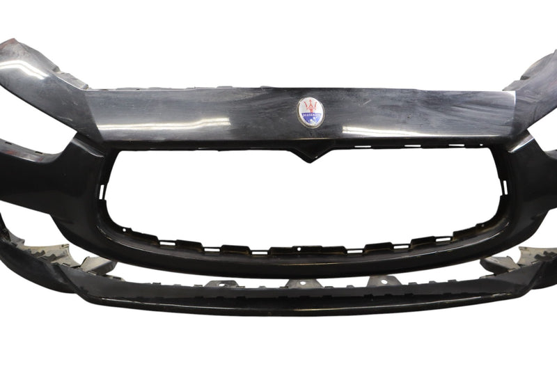 Load image into Gallery viewer, 14-17 Maserati Ghibli Front Bumper Cover Assembly Black 673001804 Oem