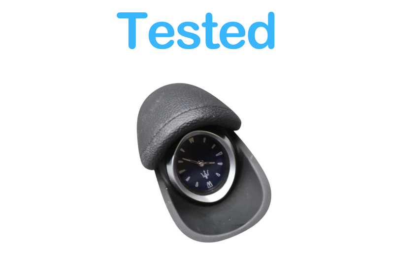 Load image into Gallery viewer, 14-18 Maserati Ghibli S Center Dashboard Analog Clock Trim 670021647 Oem