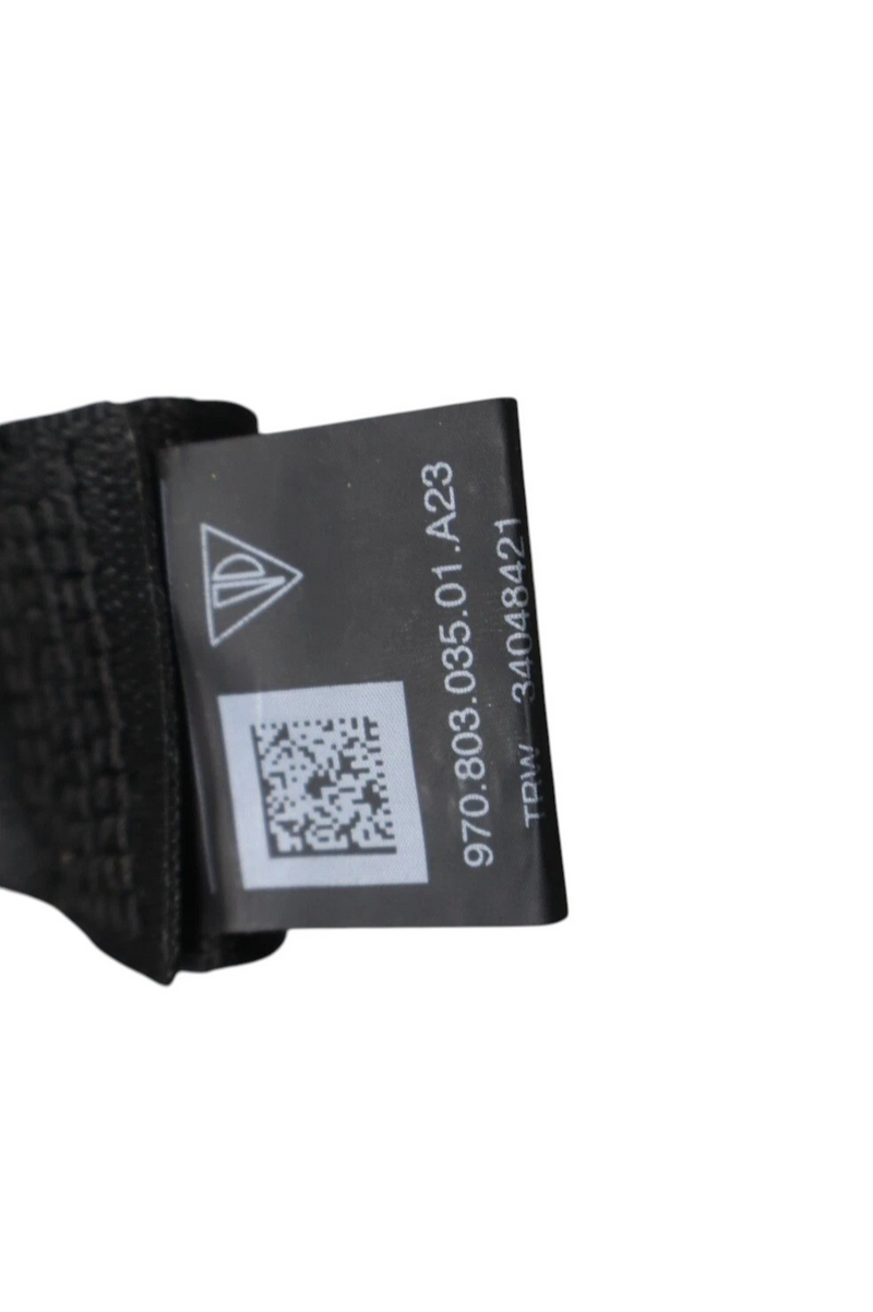 Load image into Gallery viewer, 10-16 Porsche Panamera Rear Left Side Seat Belt Retractor Black 97080303501 OEM