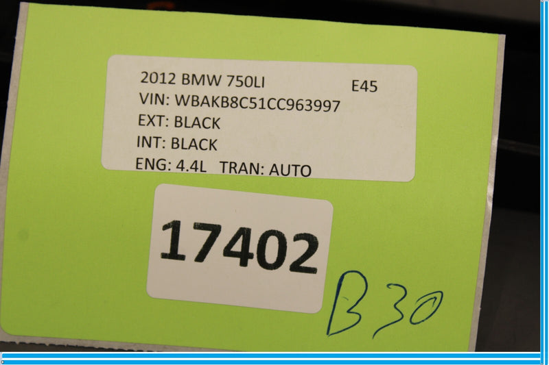 Load image into Gallery viewer, 09-15 BMW 750Li F01 F02 Rear Right Side Door Window Shade Adapter Trim Oem