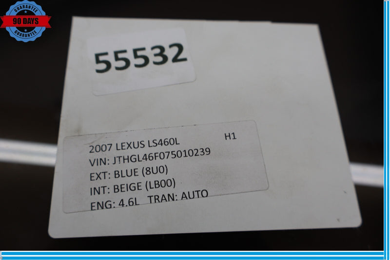 Load image into Gallery viewer, 07-17 Lexus XF40 LS460 Rear Right Passenger Door Corner Quarter Window Glass Oem