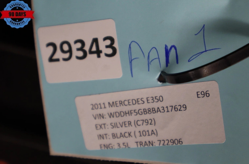Load image into Gallery viewer, 06-16 Mercedes E350 C300 C350 Engine Radiator Cooling Fan Motor Assembly Oem