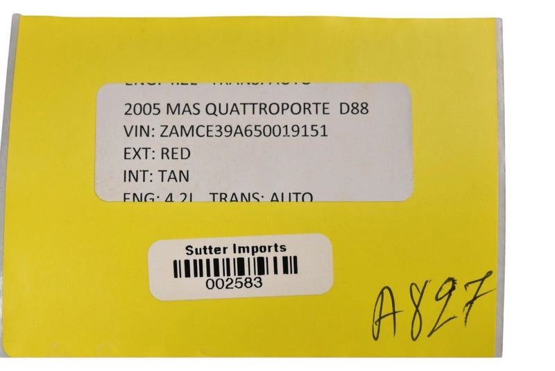 Load image into Gallery viewer, 03-13 Maserati Quattroporte Gasoline Fuel Tank Filler Neck 290204 OEM