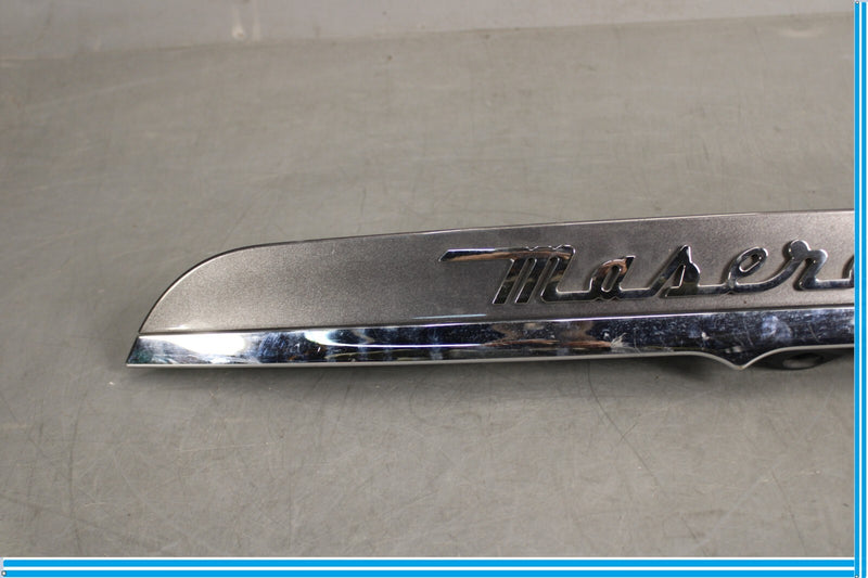 Load image into Gallery viewer, 14-17 Maserati Ghibli Trunk Deck Lid License Light Lamp Molding Cover Oem