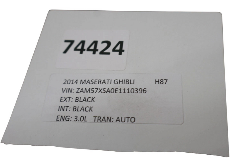 Load image into Gallery viewer, 14-17 Maserati Ghibli Sun Moon Sunroof Upper Top Roof Glass Panel 43R001604 Oem