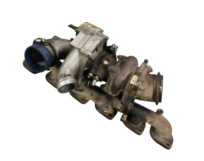 Load image into Gallery viewer, 07-14 Mercedes S550 S600 W221 Left Side Turbocharger Turbo Manifold Assembly Oem