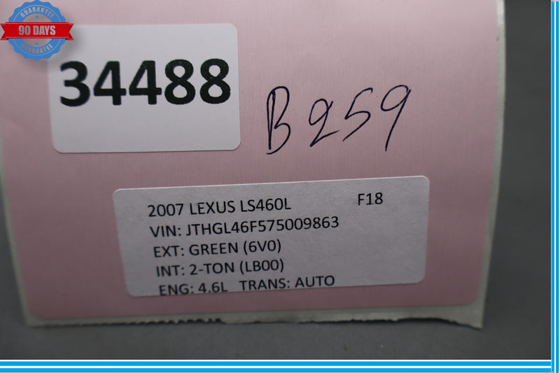 Load image into Gallery viewer, 07-12 Lexus LS460 LS460L Front Right Passenger Side Seat Trim Cover Panel Oem