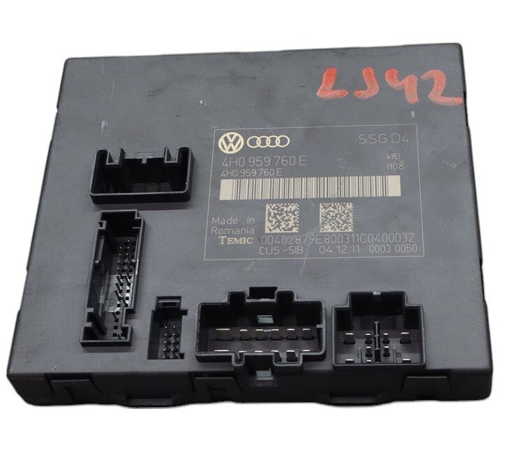 Load image into Gallery viewer, 11-18 Audi A8 A8L Quattro Front Left Seat Control Module Unit 4H0959760E Oem