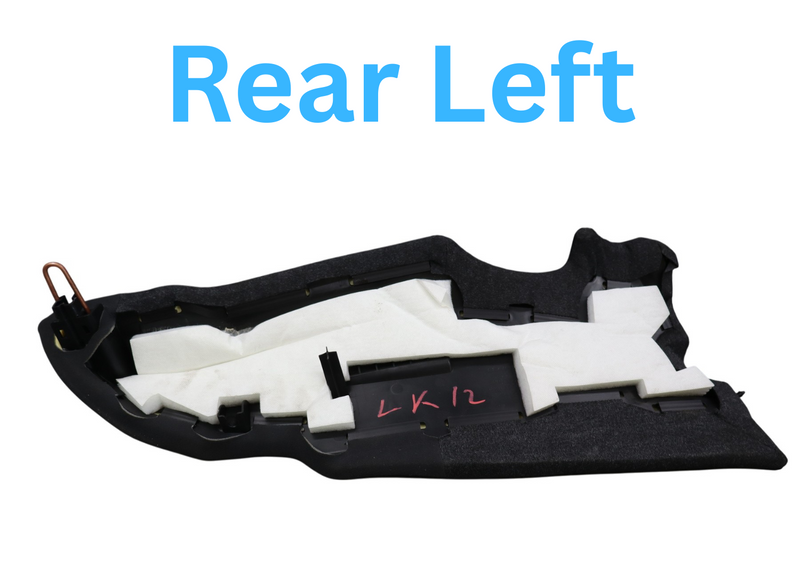 Load image into Gallery viewer, 16-20 Jaguar XF X260 Rear Left Driver Side Bolster Cover Black L0439491 Oem