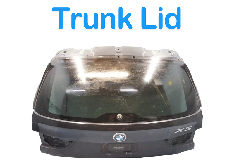 Load image into Gallery viewer, 14-18 BMW X5 Rear Trunk Lid Liftgate Tailgate W/ Window Glass 41007378121 Oem