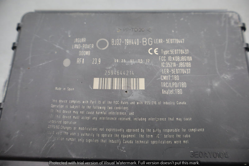 Load image into Gallery viewer, 12-13 Range Rover Evoque L538 Anti Theft Locking Control Module Unit ECU Oem