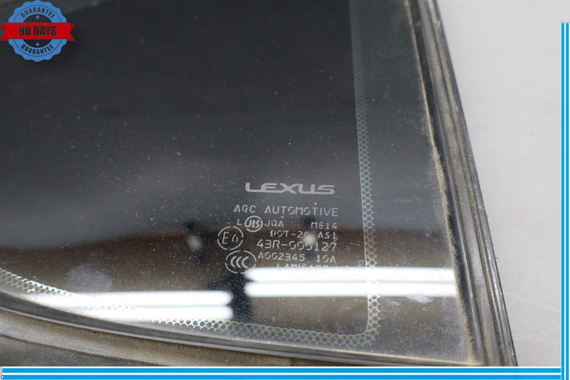 Load image into Gallery viewer, 07-17 Lexus LS460L Rear Left Driver Side Door Corner Quarter Window Glass Oem