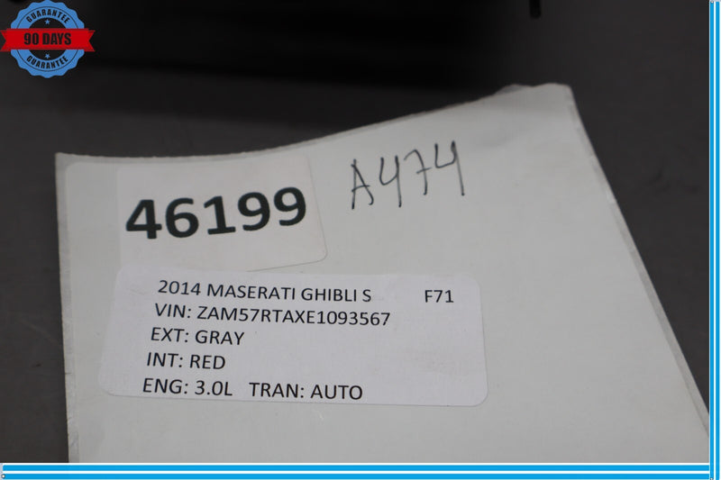 Load image into Gallery viewer, 14-20 Maserati Ghibli Quattroporte Front Left Side Seat Guard Cover Support Oem
