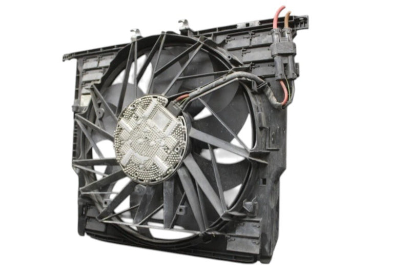 Load image into Gallery viewer, 09-15 BMW 750i 740i Engine Radiator Cooling Fan Shroud W/ Motor 17427575258 OEM