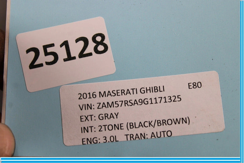 Load image into Gallery viewer, 14-17 Maserati Ghibli Front Right Passenger Side Seat Back Cover L0390276AA Oem