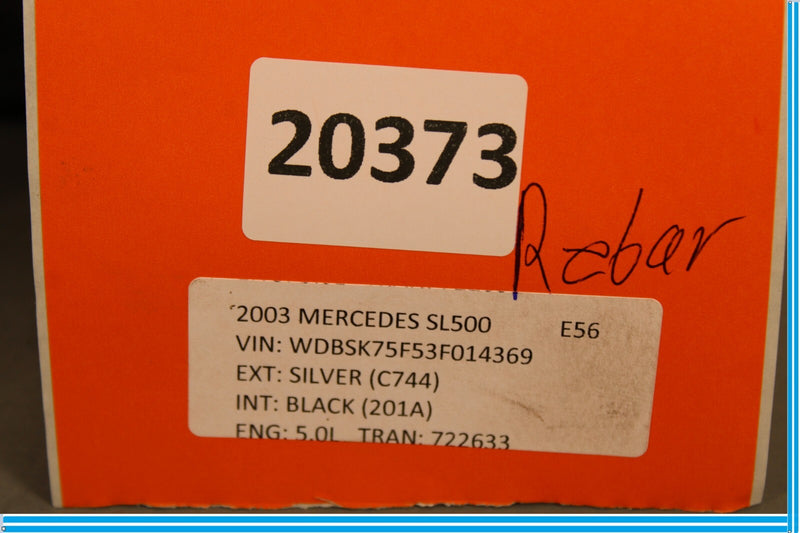 Load image into Gallery viewer, 03-06 Mercedes R230 SL500 Right Passenger Side Bumper Reinforcement Bar Oem