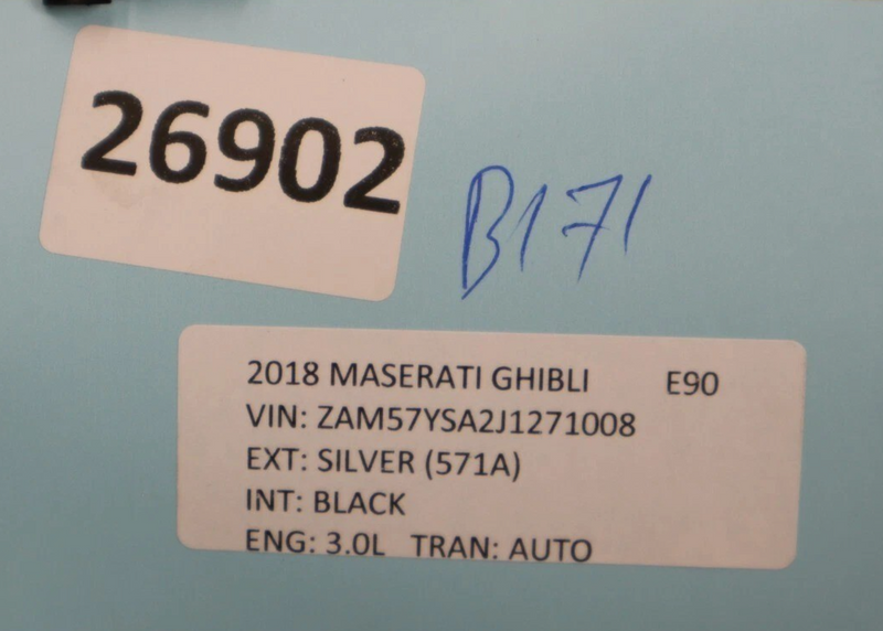 Load image into Gallery viewer, 14-21 Maserati Ghibli M157 Rear Left Side Exterior Door Handle 670005441 Oem