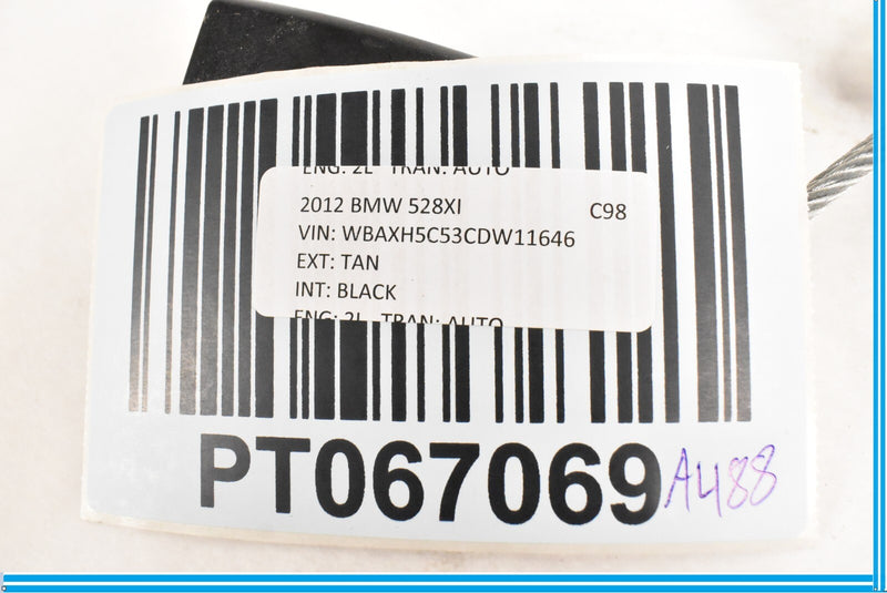 Load image into Gallery viewer, 11-16 BMW 528i 535i 550i F10 Rear Right Seat Belt Buckle Black 9172380 Oem