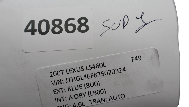 Load image into Gallery viewer, 07-12 Lexus LS460 LS460L Front Lower Bumper Reinforcement Impact Beam Bar Oem