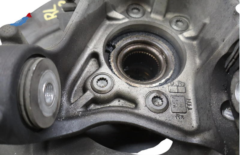 Load image into Gallery viewer, 11-18 Audi A8 A8L Quattro Rear Left Spindle Knuckle Wheel Hub 4H0615611H Oem