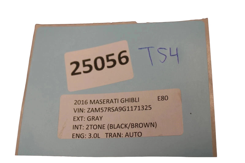 Load image into Gallery viewer, 14-17 Maserati Ghibli Rear Right Passenger Side Seat Bolster Trim Cushion OEM