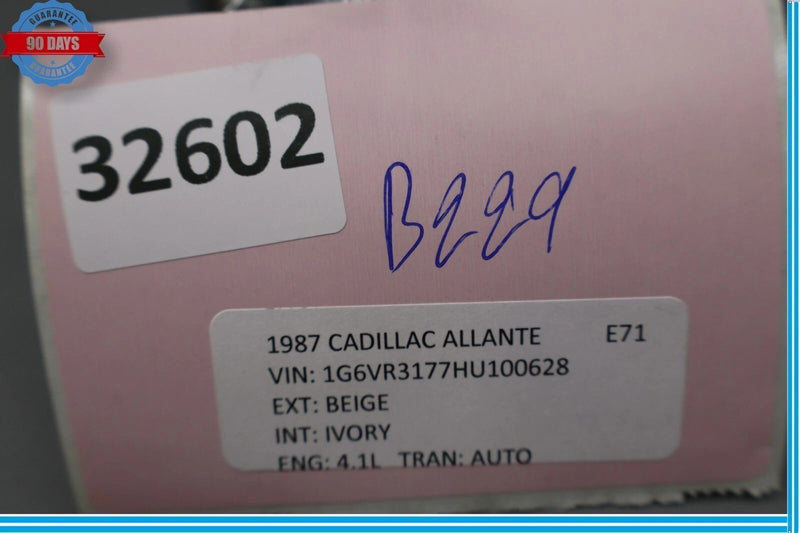 Load image into Gallery viewer, 87-93 Cadillac Allante Rear Trunk Mounted 3rd Brake Light Lamp Key Lock OEM