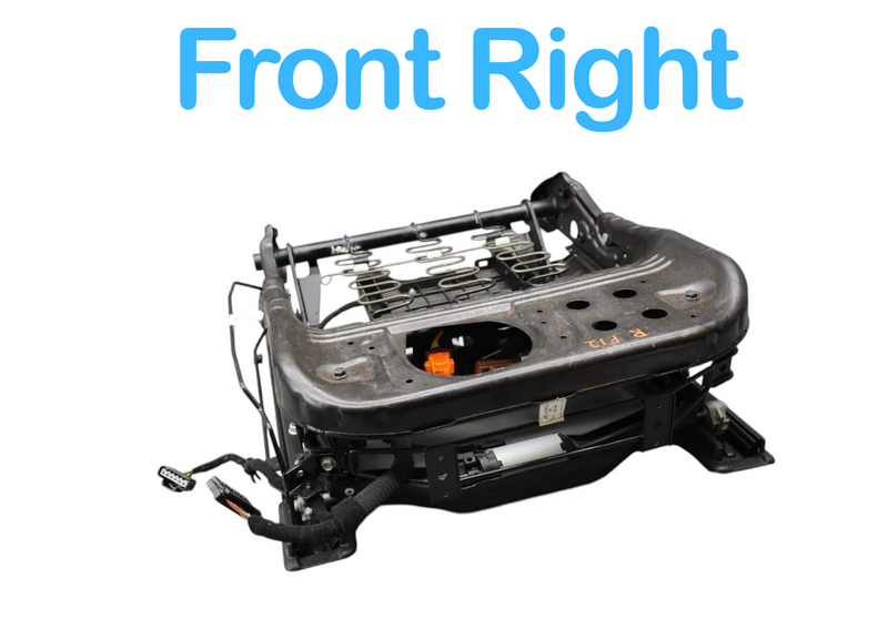 Load image into Gallery viewer, 14-22 Maserati Ghibli Front Right Passenger Seat Rail Track Frame W/Motors Oem