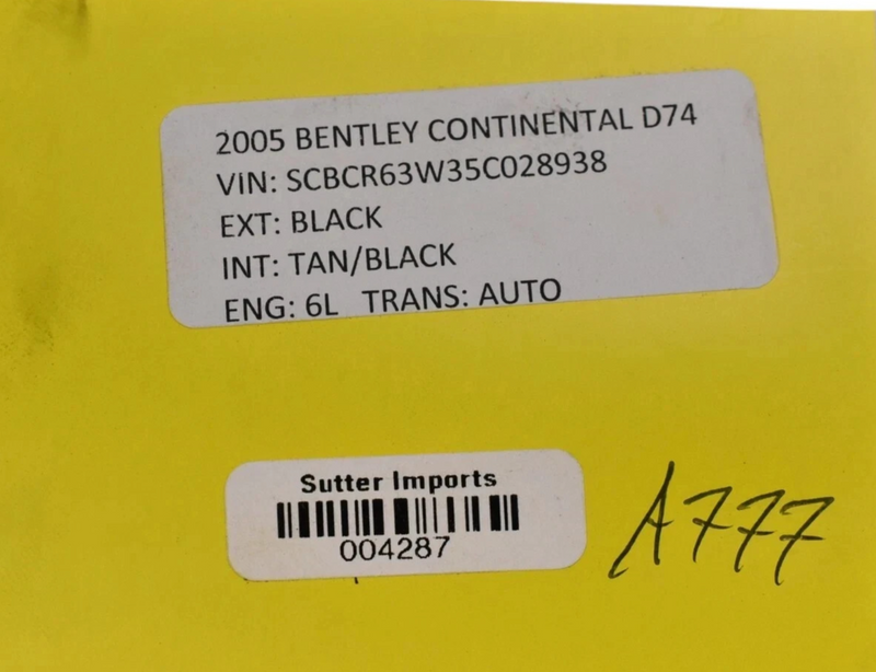 Load image into Gallery viewer, 03-12 Bentley Continental Rear Right Suspension Level Hight Control Sensor Oem