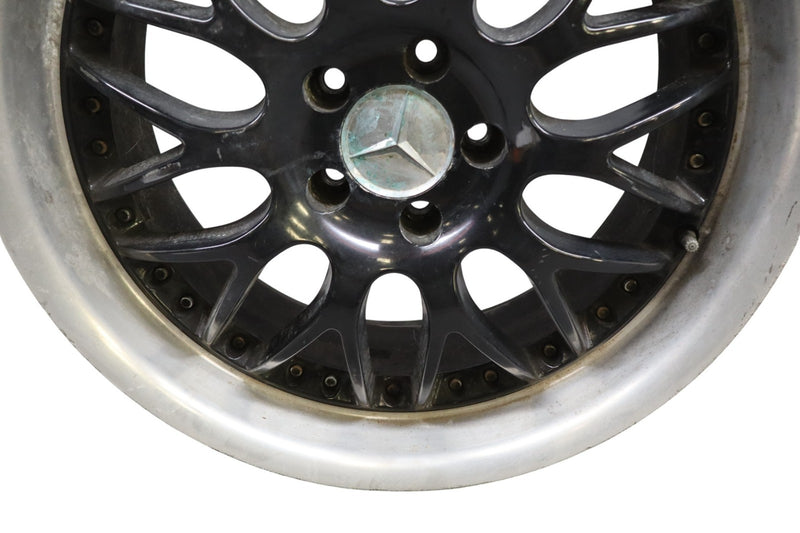 Load image into Gallery viewer, Used Alloy Wheels Ssw Mesh038 5 Holes 112 Black Glass Edge Et45 8-18 Inches