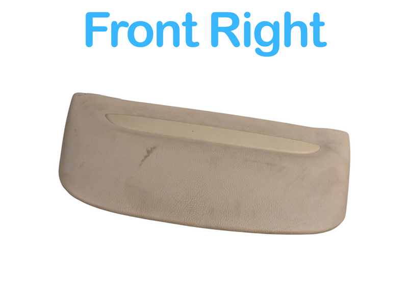 Load image into Gallery viewer, 09-12 BMW 750i 750Li F01 Front Right Seat Upper Back Rest Pocket Trim Cover Oem