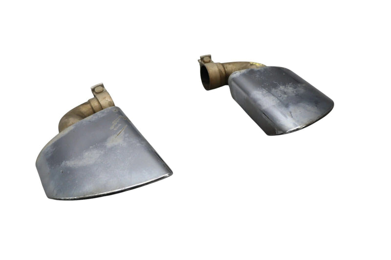 Load image into Gallery viewer, 11-17 Volkswagen Touareg Rear Left & Right Side Exhaust Tail Pipe Tip Set Oem
