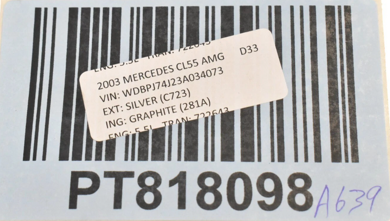 Load image into Gallery viewer, 00-06 Mercedes W215 S430 CL500 CL55 AMG Keyless Go Entry Antenna 2208200575 Oem
