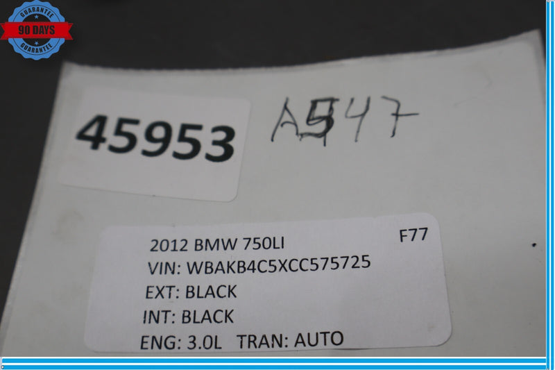 Load image into Gallery viewer, 09-15 BMW 750i 750Li Front Left Driver Side Seat Trim Cover Panel Oem