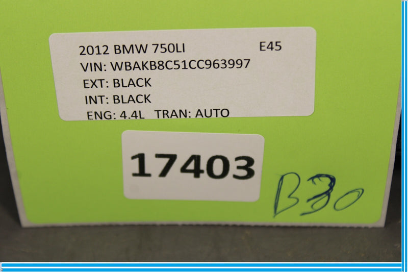 Load image into Gallery viewer, 09-15 BMW 750Li F01 Rear Right Passenger Side Exterior Door Handle Assembly Oem
