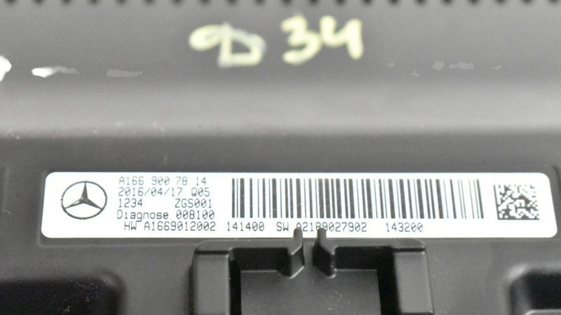 Load image into Gallery viewer, 16-19 Mercedes CLA250 Information Display Screen Monitor Info-GPS 1669007814 Oem