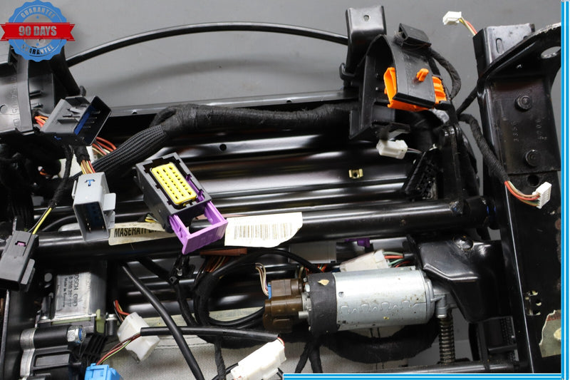 Load image into Gallery viewer, 03-13 Maserati Quattroporte Front Left Side Seat Rail Track Frame W/Motors Oem