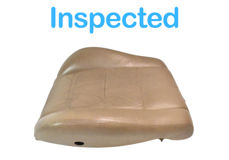Load image into Gallery viewer, 89-95 BMW E34 5 Series Front Seat Backrest Leather Cushion 52108143074 OEM