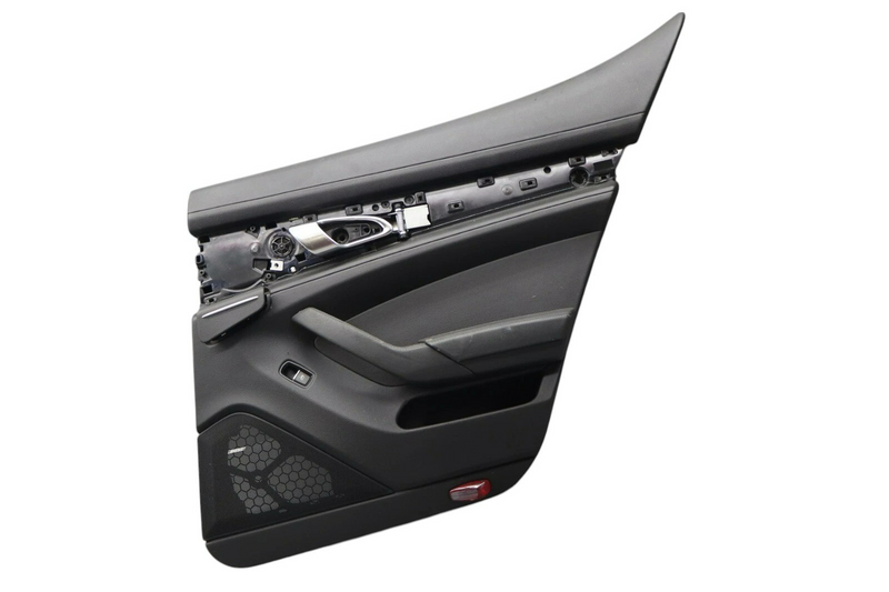 Load image into Gallery viewer, 10-16 Porsche Panamera Rear Right Side Interior Door Cover Panel Black Oem