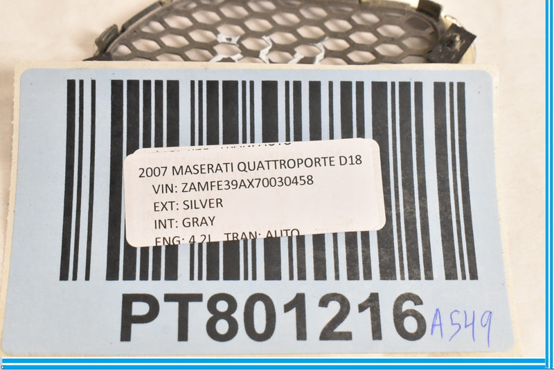 Load image into Gallery viewer, 03-12 Maserati Quattroporte Front Left Driver Fender Grille Air Vent Trim Oem