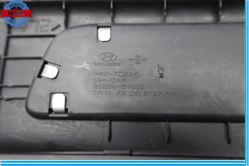 Load image into Gallery viewer, 15-19 Hyundai Genesis G80 Front Right Passenger Sill Scuff Trim Panel Black Oem